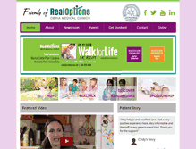 Tablet Screenshot of friendsofrealoptions.net